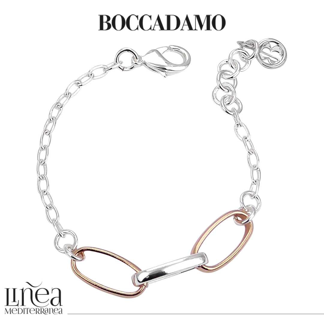 Bracciale Boccadamo in acciaio bicolore