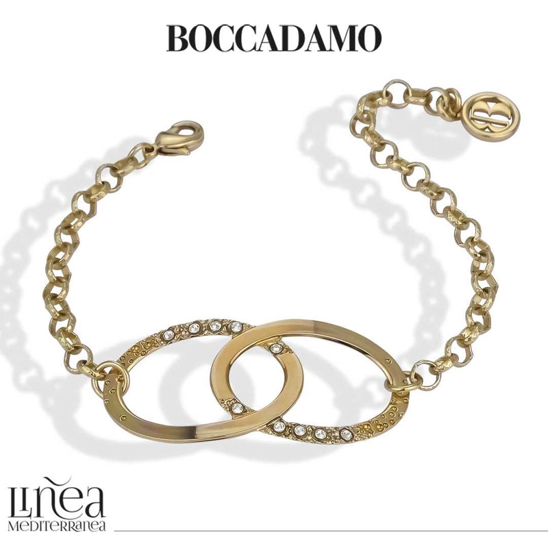 Bracciale Boccadamo laminato giallo