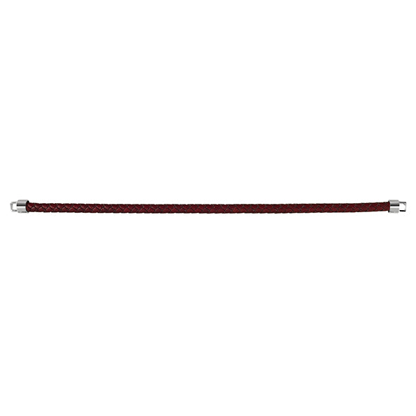 Bracciale Salvini Infinito in pelle bordeaux