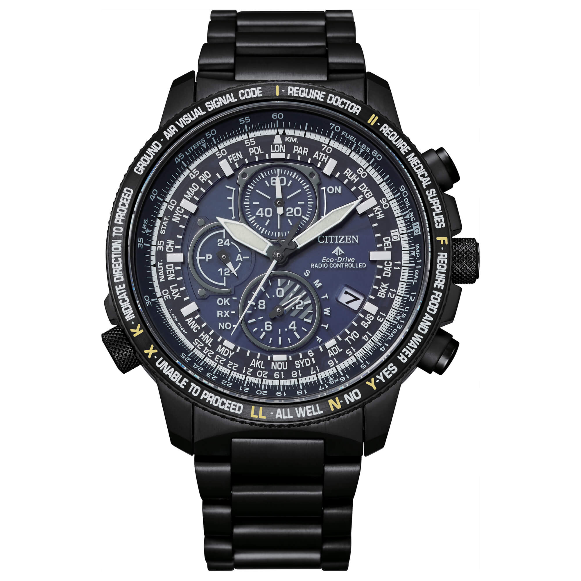 Orologio Citizen Ecodrive Sky Radiocontrollato Super Titanio